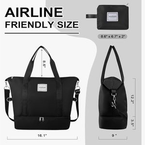 Travel carryon bag, waterproof with anti theft pocket